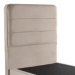 Single bed Linteda cream velvet 90x200cm - Image 5