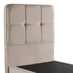 Single bed Punto cream velvet 90x200cm - Image 5