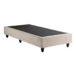 Single bed base Pakda cream velvet 90x200cm - Image 3