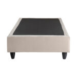 Single bed base Pakda cream velvet 90x200cm - Image 4
