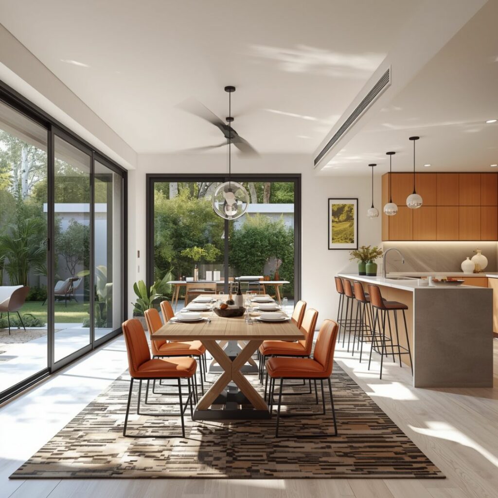 мебел за трпезарија и кујна со модерен дизајн погоден за секој дом. трпезариски маси и столици што обезбедуваат удобност и функционалност при секојдневни оброци.