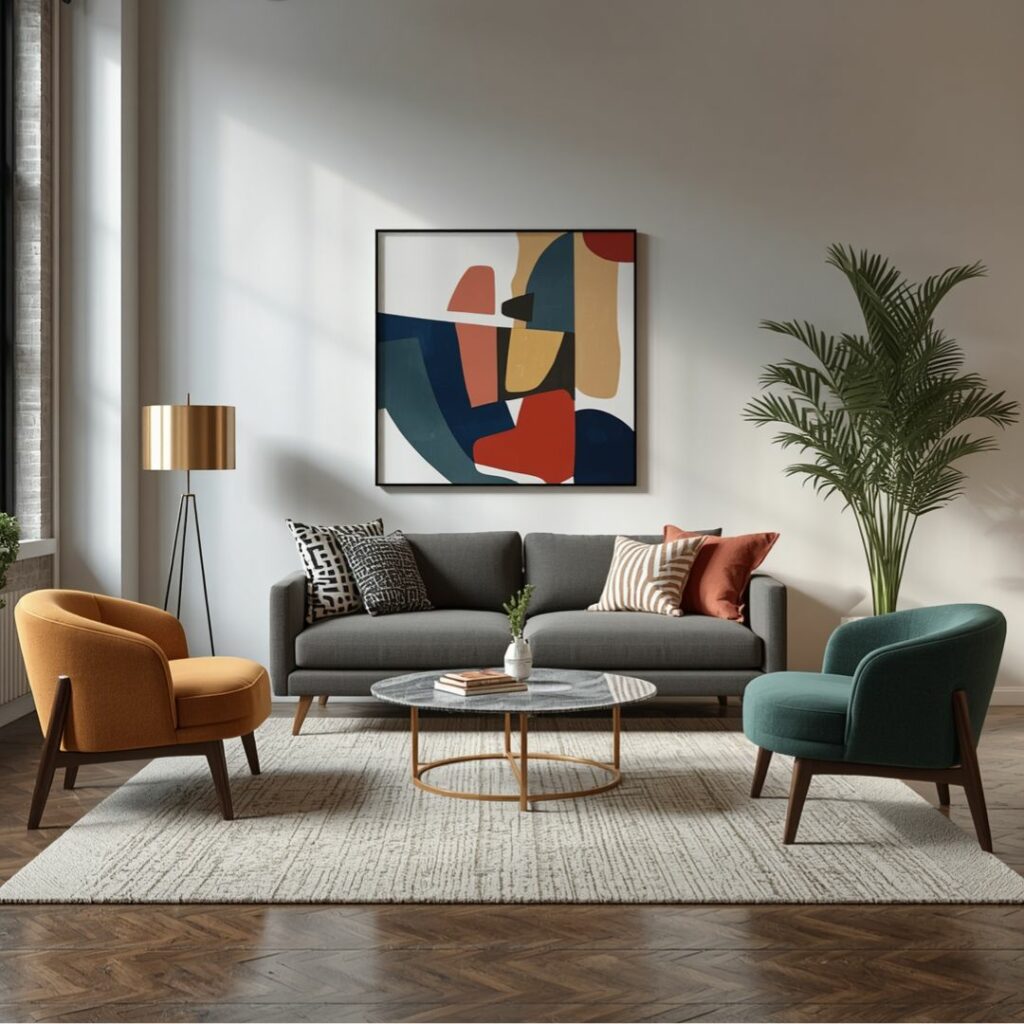 мебел за внатрешен простор со модерен дизајн погоден за дневна, спална и трпезарија. квалитетни парчиња мебел што обезбедуваат удобност и функционалност во секој дом.