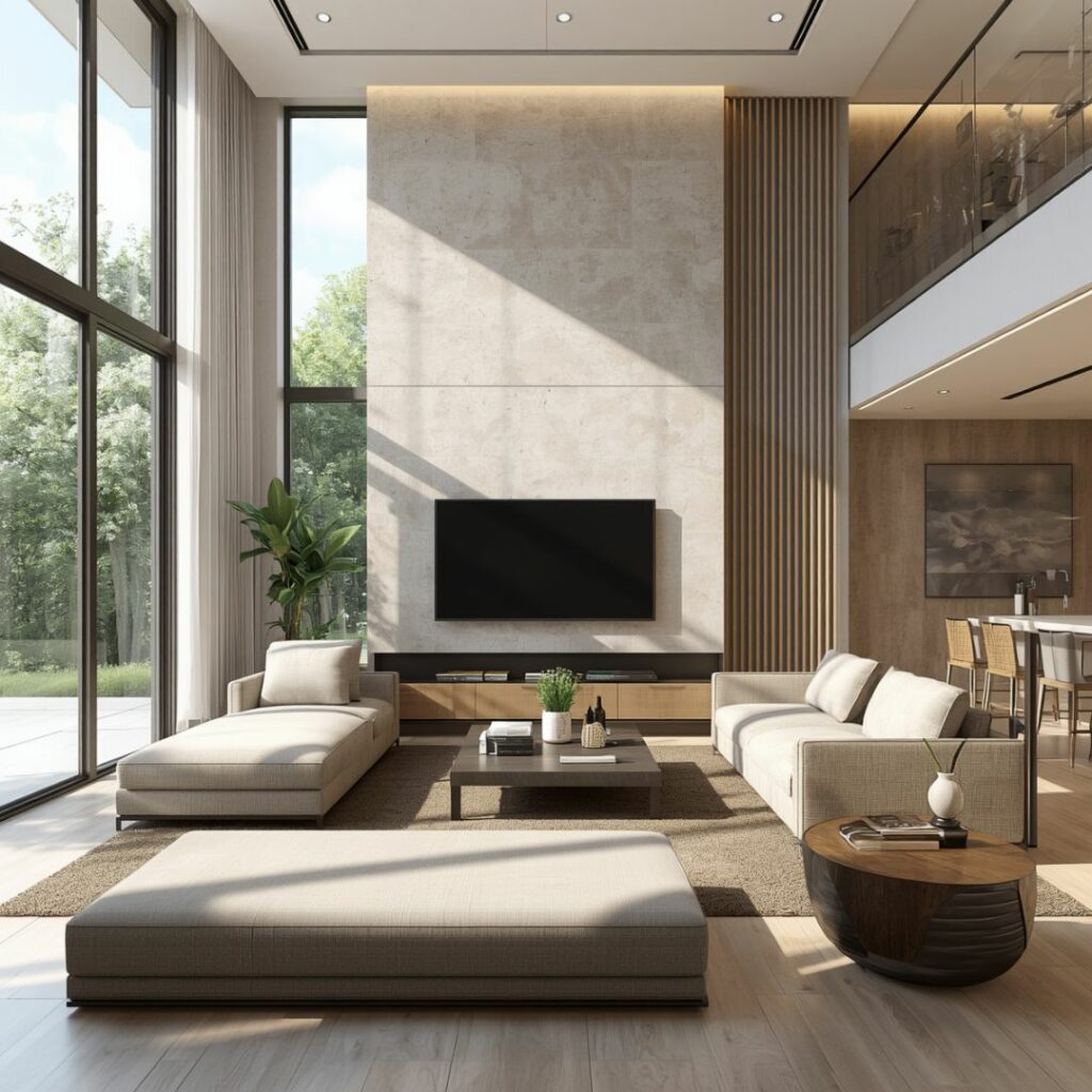 мебел за дневна соба со модерен дизајн што создава удобна и пријатна атмосфера. гарнитури, клуб маси и комоди што нудат функционалност и стил за секој дом.