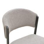 Dolez chair grey fabric-black metal leg 49x58.5x82cm - Слика 6