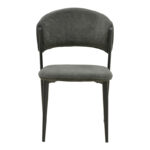 Dolez chair anthracite fabric-black metal leg 49x58.5x82cm - Слика 4