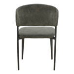 Dolez chair anthracite fabric-black metal leg 49x58.5x82cm - Слика 5