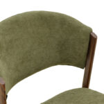 Dolez chair khaki fabric-walnut metal leg 49x58.5x82cm - Слика 6