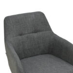 Zerfia chair anthracite fabric-black metal leg 43x59.5x85cm - Image 6