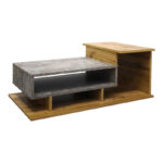 Coffee table Nuvele grey-sonoma 90x50x35cm - Слика 2