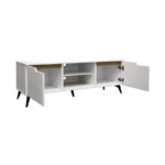 TV cabinet Kemvio sonoma-white 120x38x44cm - Слика 2