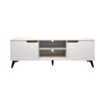 TV cabinet Kemvio sonoma-white 120x38x44cm - Слика 4