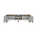 TV cabinet Kemvio sonoma-white 120x38x44cm - Слика 5