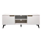 TV cabinet Kemvio sonoma-white 150x38x44cm - Слика 4