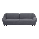 Three-seater sofa Echono anthracite fabric 230x88x77cm - Слика 3