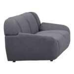 Three-seater sofa Echono anthracite fabric 230x88x77cm - Слика 6