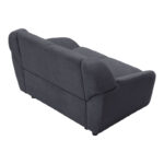 Two-seater sofa Echono anthracite fabric 144x88x77cm - Image 5