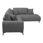 Corner sofa Veneto left corner anthracite fabric 298x208x85cm - Image 5