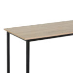 Console Shima oak- black metal 106x35x81cm - Слика 3