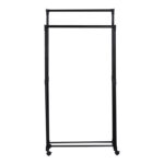 Floor hanger Ganco black metal 74.5x39x157cm - Слика 2