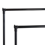 Floor hanger Ganco black metal 74.5x39x157cm - Слика 3