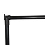 Floor hanger Wizak black metal 74.5x41,5x157cm - Image 3