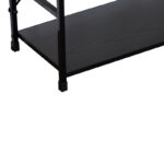 Bookcase-rack Manlo black metal 58.6x23.5x80cm - Image 4