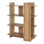 Bookcase Oslo sonoma 75x32x95cm - Слика 2