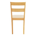Dallan chair rubberwood in natural color 40x47.5x89cm - Image 5