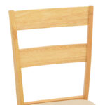 Dallan chair rubberwood in natural color 40x47.5x89cm - Image 6