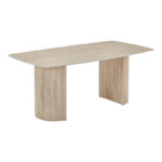 Loosir table mdf-sandstone in travertine look 180x90x74cm - Слика 2