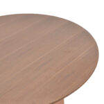 Coffee table Opols mdf in walnut D90x42cm - Image 3