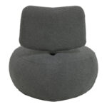 Stonie armchair bouclé fabric anthracite 67x73x67cm - Слика 4