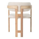 Winsor beige teddy fabric-natural color rubberwood 58.5x51x76cm - Image 5