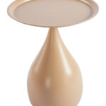 Samino metal side table in cappuccino shade D39x46cm - Слика 4