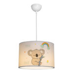 Kids' ceiling luminaire Koala led E27 multicolor PVC D30x20cm - Image 3