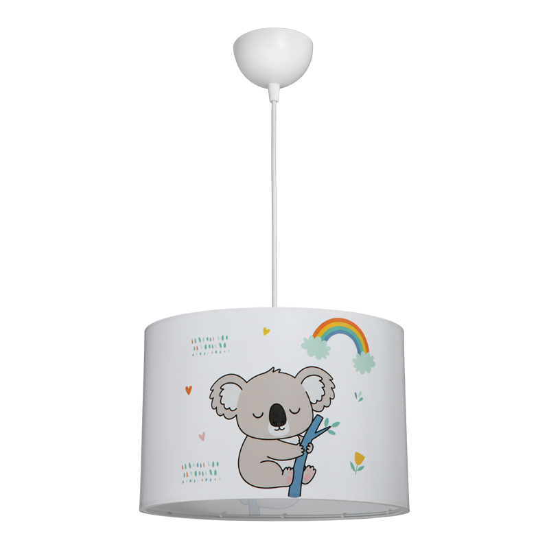 147-000212 Kids' ceiling luminaire Koala led E27 multicolor PVC D30x20cm - Image 1