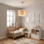 Kids' ceiling luminaire Safari led E27 multicolor PVC D30x20cm - Image 2