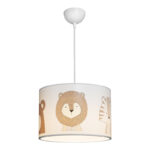 Kids' ceiling luminaire Safari led E27 multicolor PVC D30x20cm - Image 3