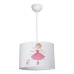 Kids' ceiling luminaire Ballerina led E27 multicolor PVC D30x20cm