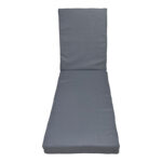 Vertian cushion textilene in dark grey color 58x190x10cm - Image 3