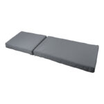 Vertian cushion textilene in dark grey color 58x190x20cm - Image 2