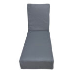 Vertian cushion textilene in dark grey color 58x190x20cm - Image 3