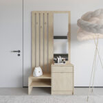 Entrance unit with mirror Citra sonoma 100x34.3x199.5cm