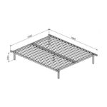 Double bed Lucabel cream 160x200cm - Слика 4