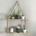 Wall set unit Marquis solid pine wood natural 40x14x75cm - Image 2
