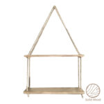 Wall set unit Marquis solid pine wood natural 40x14x75cm