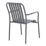 Dining set Heven Vista set of 7 pieces anthracite aluminum 150x80x72cm - Image 4