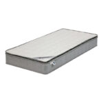 Bed with mattress Nevil-Perfecto fabric anthracite-black leg 90x190cm - Слика 4