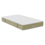 Bed with mattress Nevil-Nemesis PU white 100x200cm - Image 3