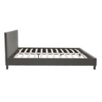 Bed with mattress Nevil-Nemesis anthracite fabric 150x200cm - Image 4